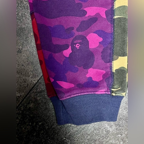 Traded* BAPE Camo Mix Pull on Joggers - The Bathing Ape - Picture 5 of 11